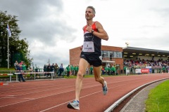 Niall Shanahan of An Bru AC, Co. Limerick, on his way to winning the 3000m Open Men event sponsored by Leisure World during the BAM Cork City Sports at CIT Athletics Stadium in Bishopstown, Cork. Photo by Sam Barnes/Sportsfile