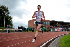 Joachim Tranvag of Rindal IL, Norway, on his way to finishing second in the 3000m Open Men event sponsored by Leisure World during the BAM Cork City Sports at CIT Athletics Stadium in Bishopstown, Cork. Photo by Sam Barnes/Sportsfile