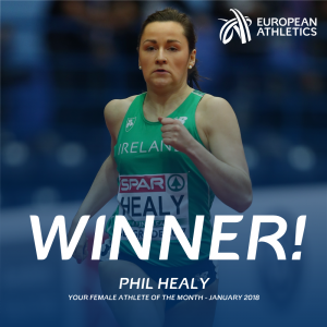 Phil Healy Voted European Athletics Athlete Of The Month